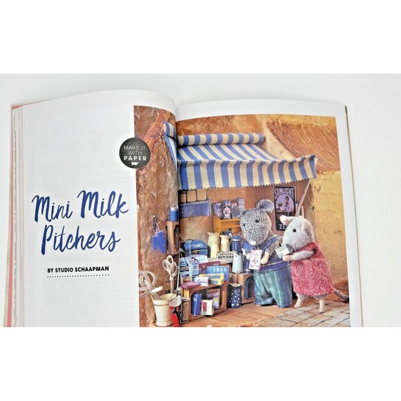 FLOW Make It Yourself Book 26 Crafting Workshops DIY Projects Paper Extras New! - Picture 9 of 11